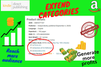 research best KDP categories to expand for low or no content books