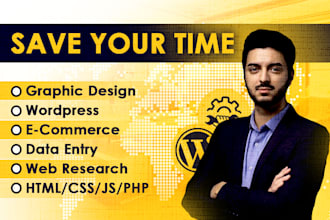 be your business virtual assistant, designer, wordpress shop