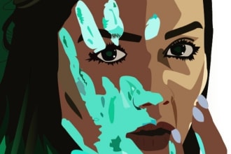 do vector portraits of you or your family