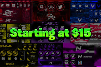 create a custom social media revamp for esports teams and more