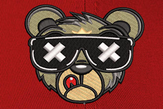 do promotional 3d puff embroidery digitize in few hours