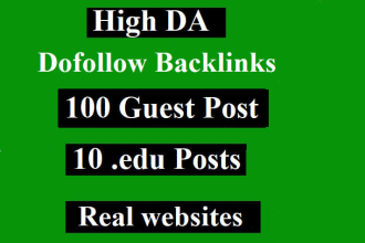 publish 100 guest posts including writing