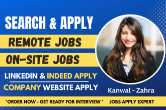 search and apply for remote jobs and onsite jobs or any job application