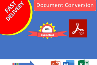 convert PDF to word and excel