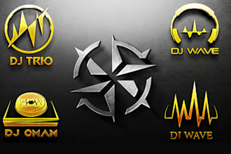 attractive clean dj rap artist epk ,store and text logo