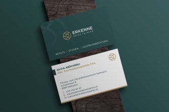 design creative custom business card and stationery