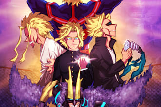 draw amazing fanarts and ocs in my anime style