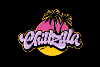 do lettering logo custom design