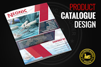 design amazing product catalogue and brochure design