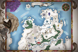 create a fantasy map for your book or campaign