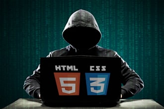 create a site for you using HTML and CSS