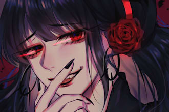 draw anime characters, original characters