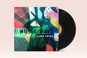 do mixtape spotify album cover design for you