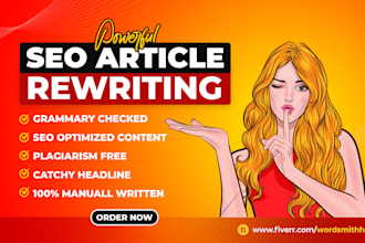 do SEO article writing, blog post writing, and website content writing