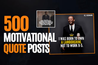 design motivational inspirational quotes for instagram