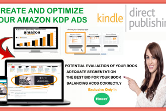 create and optimize your amazon KDP ads live by chat