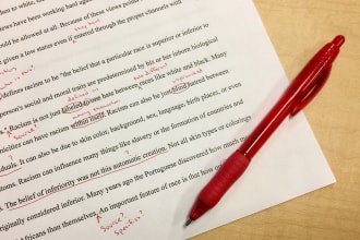 copy edit and fact check your writing