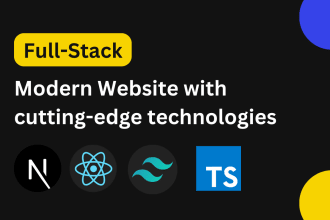 create web apps using next js, react js, and typescript