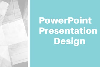 design your ppt presentation or powerpoint slides