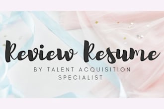 review your resume and provide critical feedback