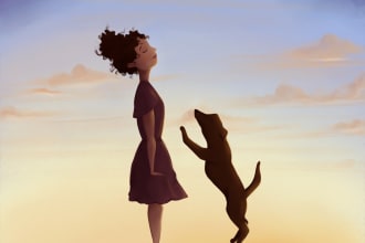 create black african american children book illustration