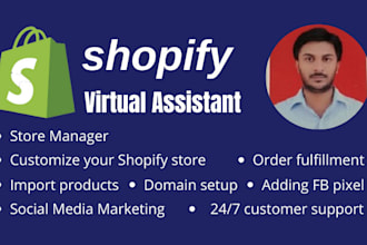 be your shopify dropshipping virtual assistant