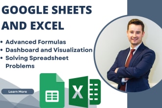 be your excel vba excel spreadsheet and google sheets expert