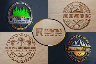 do woodworking, carpentry, furniture and handyman logo