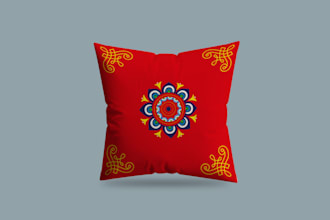 design hand drawn  pattern for pillow, cushion