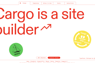 create or customize cargo website