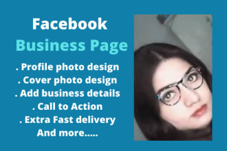 do facebook business page creation, set up