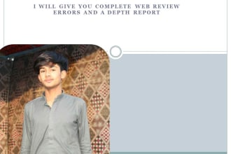 review your website ,errors and complete SEO report