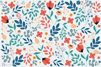 layout a vector drawn seamless sample
