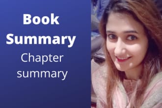 write a professional book summary or chapter summary for you