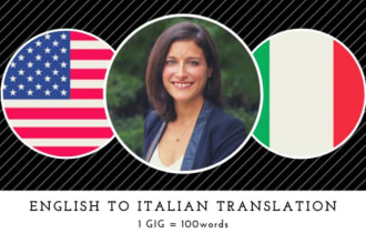 flawlessly translate english to italian