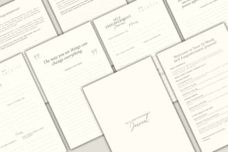 design custom planner, journal, calendar