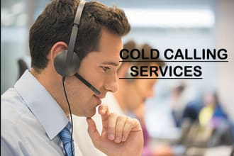 make cold calls to get sales and set appointments