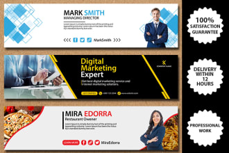 do a professional linkedin banner or cover design