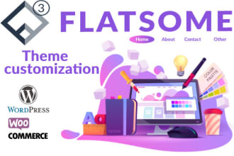design woocommerce website using flatsome theme wordpress