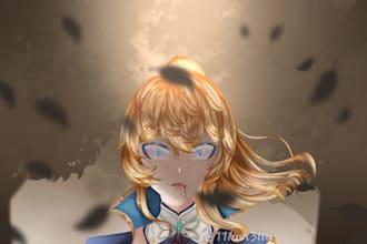 draw something in anime style from your photo oc or fanart