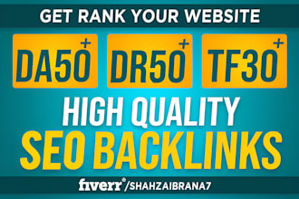 provide high tf, dr, da permanent dofollow backlinks for SEO