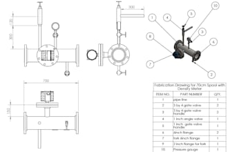 do 2d and 3d piping drawing, isometric, piping and instrumentation