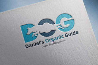 design unique dog, cat, pet or animal care, pet shop and vet clinic logo