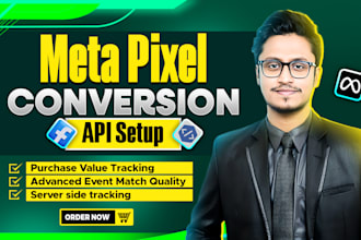 fix or setup meta pixel facebook conversion API, ga4 ecommerce tracking with GTM