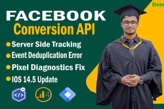 fix or setup facebook conversion API with GTM ios 14 update server side tracking