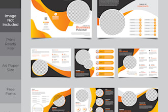 profesional brochure and logo