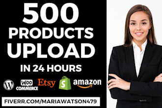 add or upload products to shopify amazon woocommerce etsy store listing
