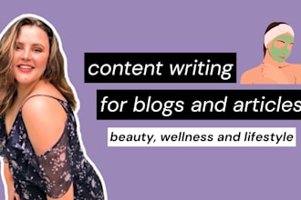write a lifestyle, beauty or wellness article