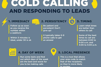 do cold calling, lead generation, and appointment setting