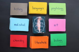 create flashcards for your tests and exams, any subject